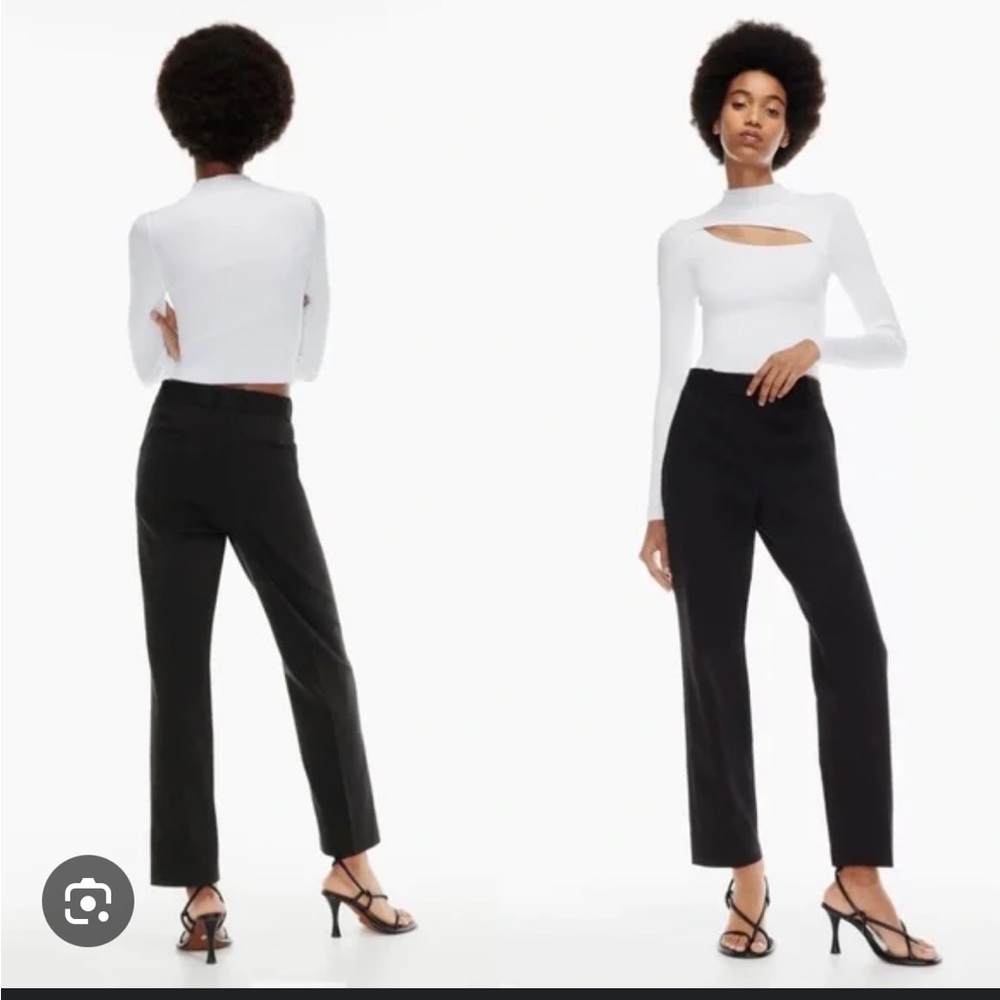 Babaton Command Pant
Mid-rise straight-leg pants